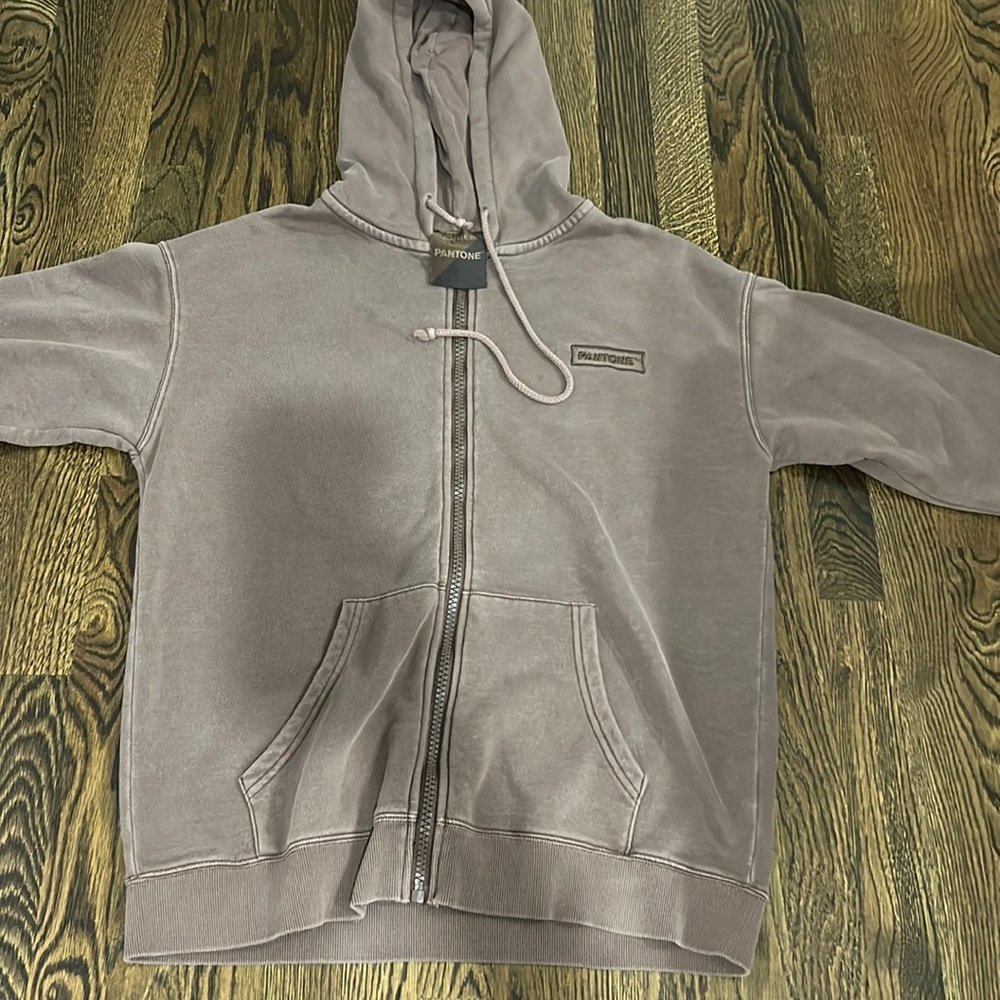 pantone zip up hoodie